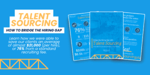 Talent Sourcing Hiring Gap cover image for case study download