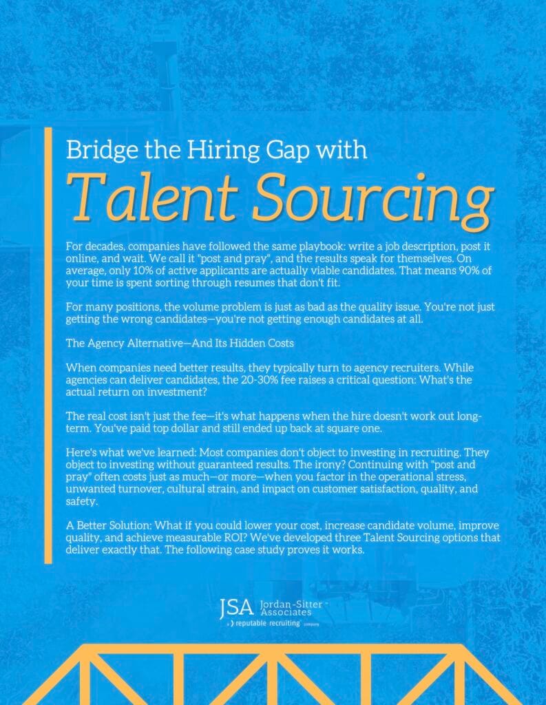 Case Study cover for Talent Sourcing