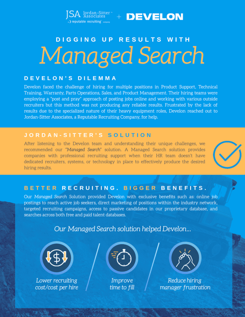 Managed search case study cover page