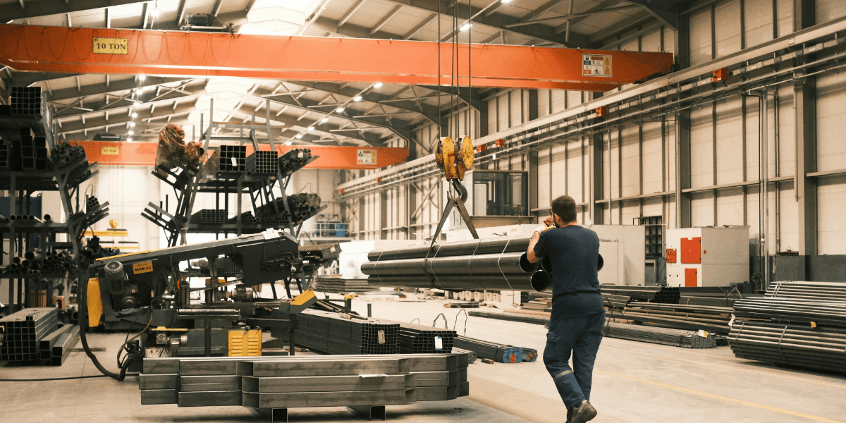 someone in the equipment industry on the shop floor working